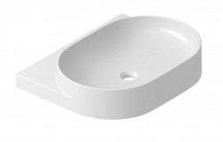 RAVAK - Yard Umyvadlo 61x50 cm, bez přepadu, otvor pro baterii, bílá (XJX01260002)