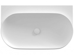 RAVAK - Yard Umyvadlo, 81x50 cm, bez přepadu, bez otvoru pro baterii, matná bílá (XJX0E080000)