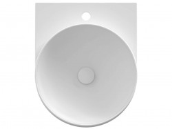 RAVAK - Yard Umývátko, 41x50 cm, bez přepadu, otvor pro baterii, matná bílá (XJX0E240001)