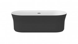 RAVAK - Ypsilon Volně stojící vana, 180x80 cm, černá/bílá (XC00100058)