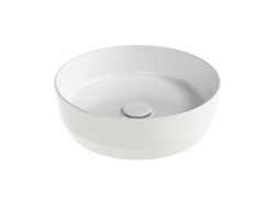 RAVAK - Zeta Slim Umývátko, průměr 40 cm, bez přepadu, bez otvoru pro baterii, bílá (XJX01140007)
