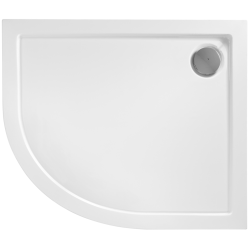 REA - Akrylátová LOOK sprchová vanička 80x100 P - bílá (REA-K7906)