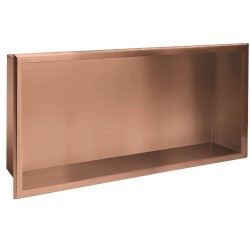 REA - Bathroom shelf modul pro vestavbu 30x60 brush copper (REA-05609)
