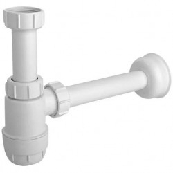 REA - Bidetový sifon HC2 - bílý, nízký (MCA-000006)