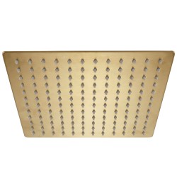 REA - Čtvercová hlavová sprcha JS-P015BG 30cm Brush Gold (REA-P0616)