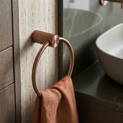 REA - Koupelnový věšák Ring 64106 SOLO Brush Copper (REA-84209)
