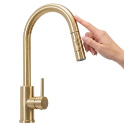 REA - Kuchyňská baterie Fresh Touch Brush Gold (REA-B9842)