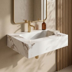 REA - Nástěnné umyvadlo Aresa Cold Jade 60 (REA-U9975)