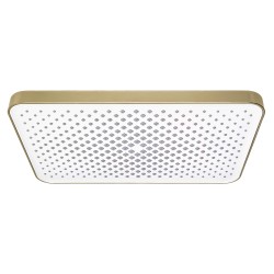 REA - Obdélníková dešťová sprcha JS-032 Brushed Gold (REA-P0396)