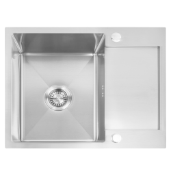 REA - Ocelový dřez Paul BRUSH NICKEL (ZLE-06009)