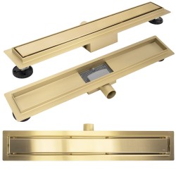 REA - Odtokový žlab Neox brush gold 50 (REA-G4891)