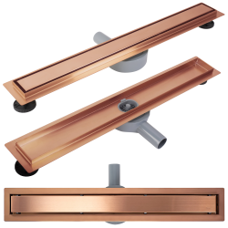 REA - Odtokový žlab Neox pro Brushed Copper 100 (REA-G4804)