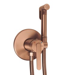 REA - Podomítková bidetová baterie Ontario Brush Copper (REA-B4505)