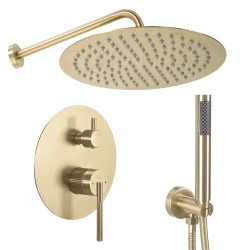 REA - Podomítková sprchová sada Argon Gold Brush  + BOX (REA-P7810)