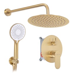 REA - Podomítková sprchová sada Drop Brush Copper + BOX (REA-P9671)
