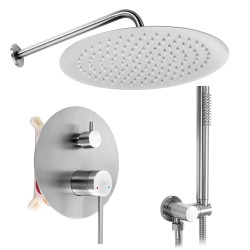 REA - Podomítková sprchová sada Foss Clif Nickel Brush + BOX (REA-P5969)