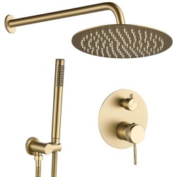REA - Podomítková sprchová sada Lungo Grip Gold Brush  + BOX (REA-P8950)
