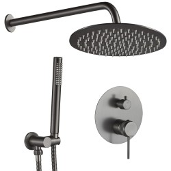 REA - Podomítková sprchová sada Lungo Grip Gun Grey + BOX (REA-P8958)