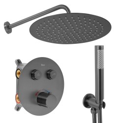 REA - Podomítková sprchová sada Lungo Titan + BOX (REA-P6385)