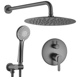 REA - Podomítková sprchová sada Ontario Gun Grey + BOX (REA-P5504)