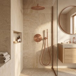 REA - Podomítková sprchová sada Venti Brush Copper + BOX (REA-P8711)