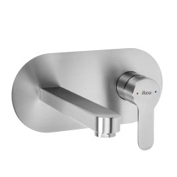 REA - Podomítková umyvadlová baterie Arcos Brush Nickel (REA-B6973)