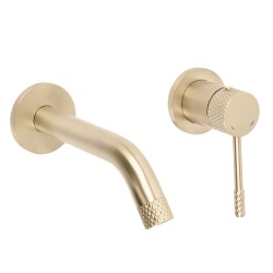 REA - Podomítková vanová baterie Venti Brush Gold (REA-B9644)