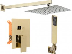REA - Podomítkový sprchový set Fenix zlatý (REA-P8401)