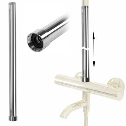 REA - Prodlužovací adaptér pro vanový/ sprchový set CHROM 50cm (REA-K0881)