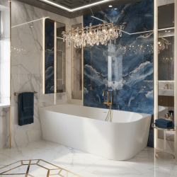 REA - Rohová akrylátová vana Bellanto Slim 170 Levá (REA-W0131)