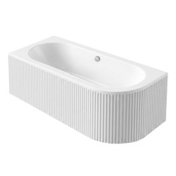 REA - Rohová akrylová vana Orion Stripe LEFT 160cm (REA-W0072)