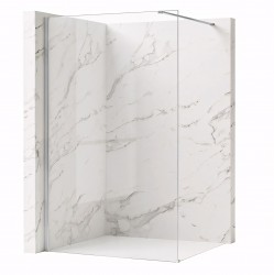 REA/S - Sprchová zástěna Flexi Transparent / Chrome 130 (KPL-K99078)