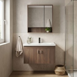 REA - Sada koupelnového nábytku s umyvadlem Arvo DB66-70 70CM (REA-M0601)