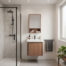 REA - Sada koupelnového nábytku s umyvadlem Gama T25023 HHL 50CM (REA-M0200)