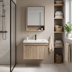 REA - Sada koupelnového nábytku s umyvadlem Luno DB68-60 60CM (REA-M0600)