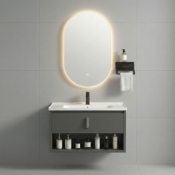 REA - Sada koupelnového nábytku s umyvadlem Toledo 60cm Grey (REA-M0017)