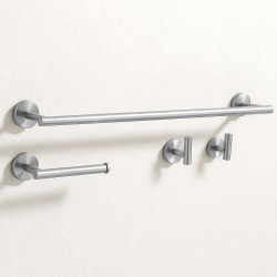 REA - Sada koupelnových doplňků  Ari Brush Nickel 4 díly (REA-06600)