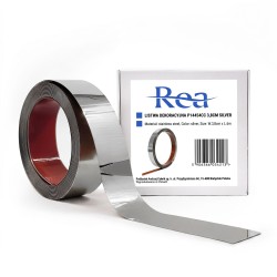 REA - Samolepicí dekorativní lišta P14454CC 3,8cm Silver (HOM-09988)