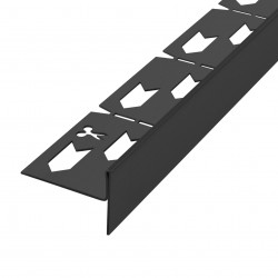 REA - Spádová lišta levá, 100cm černá (REA-K3208)