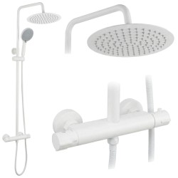 REA - Sprchová sada bez výtoku s termostatem Lungo White (REA-P6731)