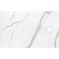 REA - Sprchová vanička Magnum CARRARA WHITE 80x100 (REA-K7004)