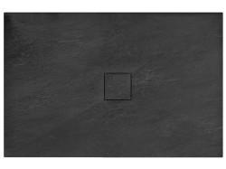 REA - Sprchová vanička Stone 80x120x4 čierna (REA-K9602)