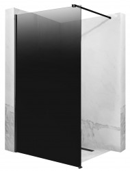 REA - Sprchová zástěna Aero Ombre Black/Black 110 (REA-K2461)
