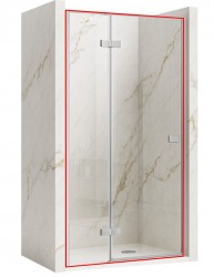 REA - Sprchové dveře bez stěnového profilu ATLAS chrom 100 L (REA-K4664)