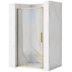 REA - Sprchové dveře Rapid Swing Brush Gold 100 (REA-K2503)