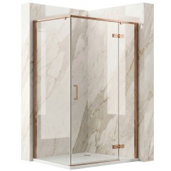REA - Sprchový kout Bruno 120x90 Brush Copper (REA-K3605)