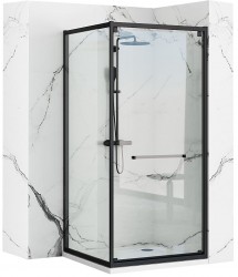 REA - Sprchový kout Space In 90x90 černá REA-6798