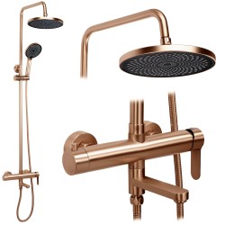 REA - Sprchový Set Arcos brush copper (REA-P8715)