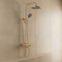 REA - Sprchový Set Arcos brush gold (REA-P8716)