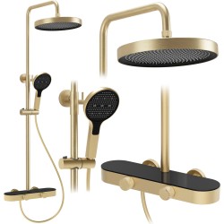 REA - Sprchový set Creo Brush Gold (REA-P0361)